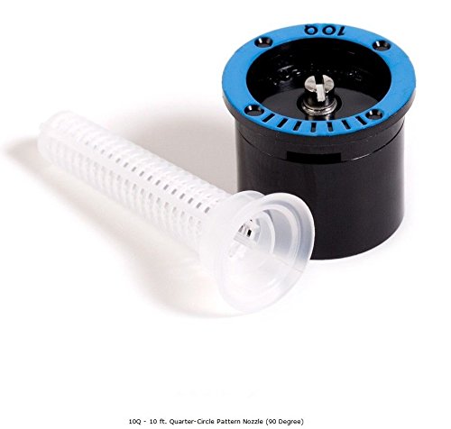 10H Rain Bird MPR nozzle with 10 ft half-circle arc for even water distribution.