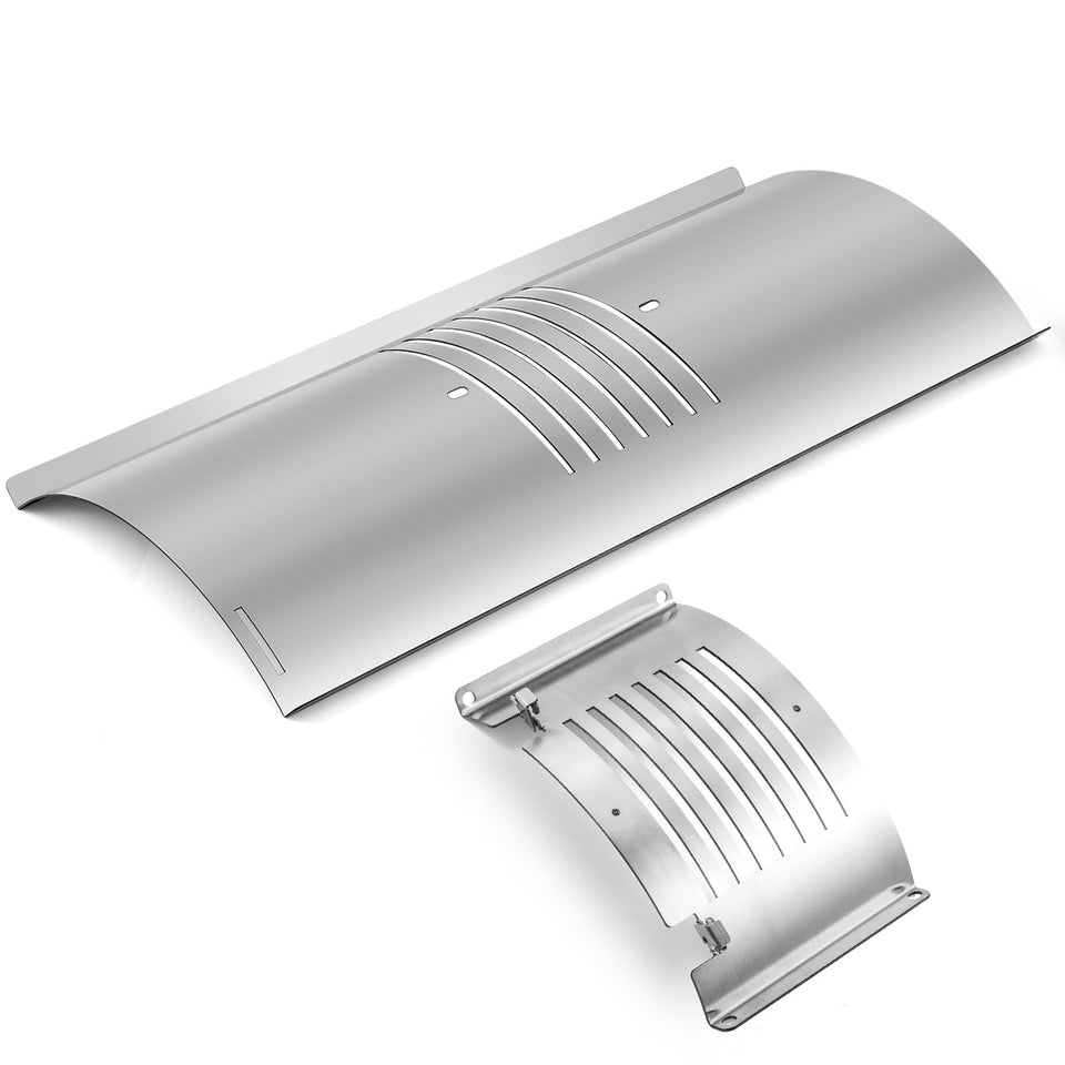 Charbrofire Flame Broiler slide cover for Pit Boss, enables even direct flame control