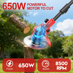 FzzboFlow 3-blade system for versatile yard cuts.