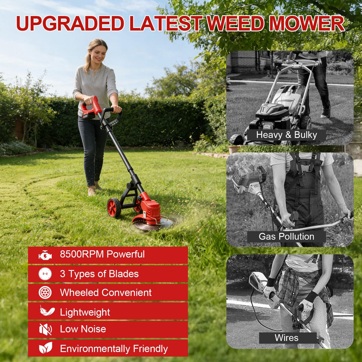 FzzboFlow accessories and blades package enables versatile trimming.