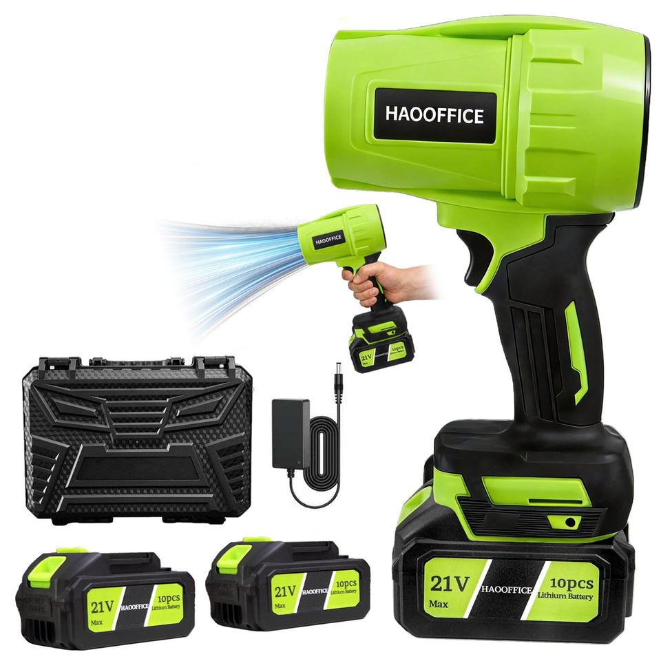 Generic cordless leaf blower delivers powerful airflow for yard cleanup