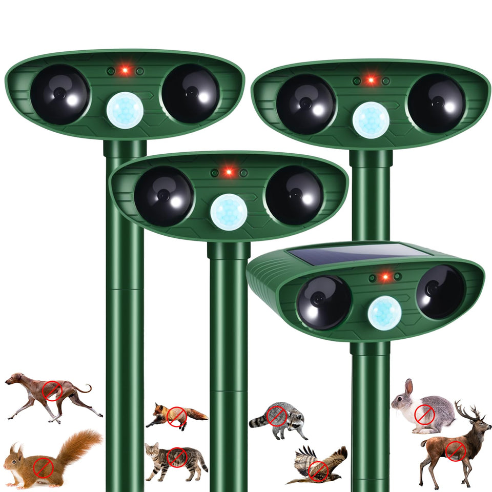 Jahy2Tech Sonic Fortress Pro outdoor unit front view protecting garden from pests