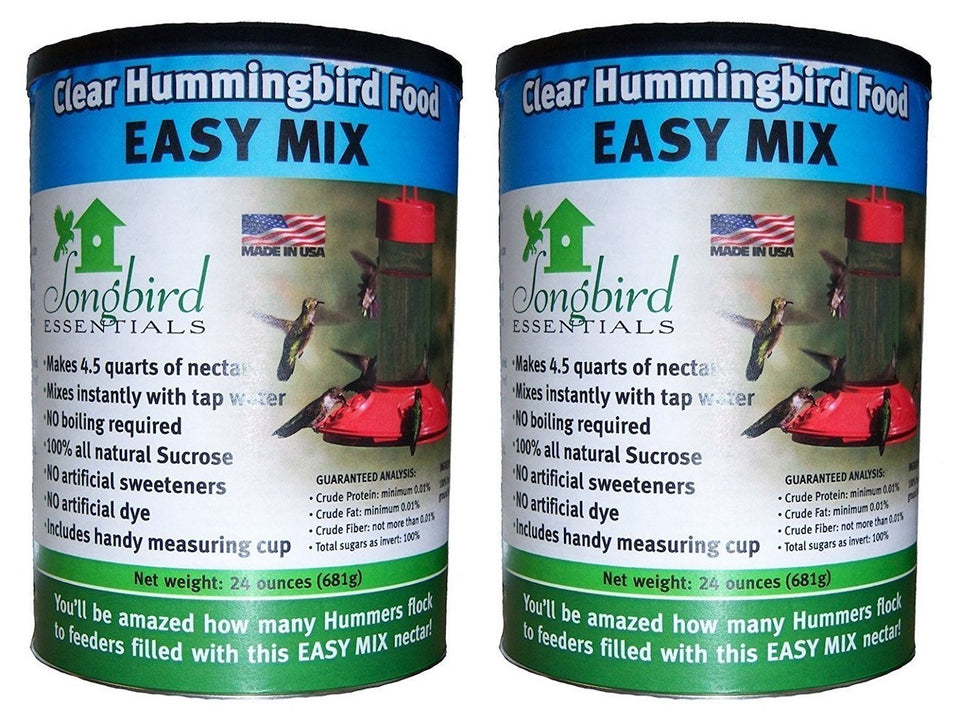 Songbird Essentials SE629 clear hummingbird nectar being poured into a feeder for easy feeding